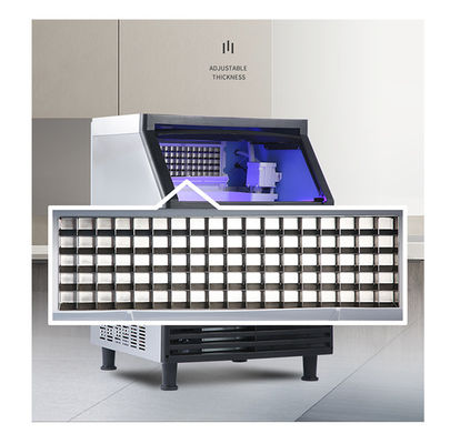 آلة تصنيع مكعبات الثلج Ss316 Sk-280p تجارية صغيرة سعة تخزين الثلج