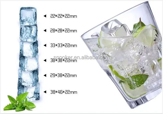 Sk-81b Cube Ice Machine بوفيه المأكولات البحرية ذاتية التنظيف مقاوم للسقوط